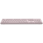 CANYON HKB-W01 bezvadu tastatūra, 2,4 GHz, 104 taustiņi, bēša