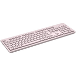 CANYON HKB-W01 bezvadu tastatūra, 2,4 GHz, 104 taustiņi, bēša