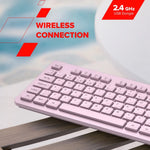 CANYON HKB-W01 bezvadu tastatūra, 2,4 GHz, 104 taustiņi, bēša