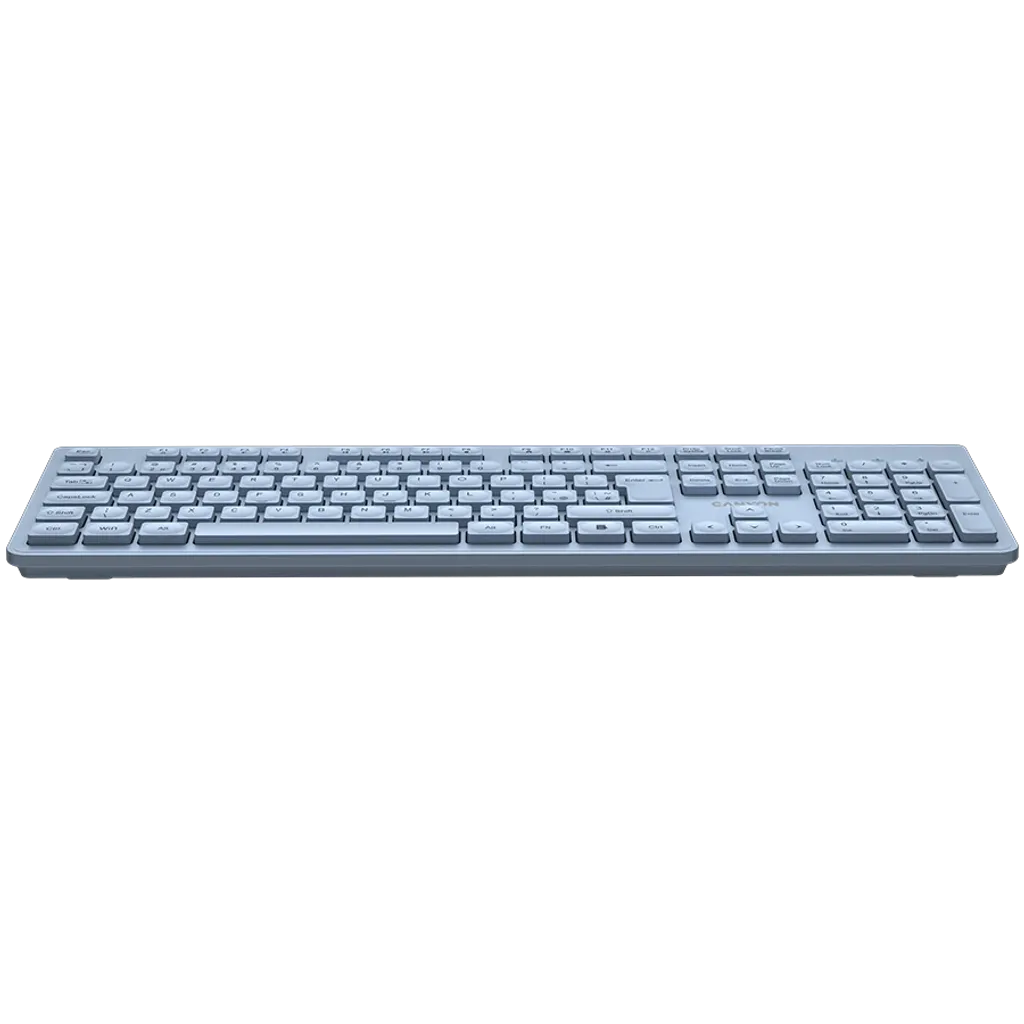 CANYON HKB-W01 bezvadu tastatūra, 2,4 GHz, 104 taustiņi, zila