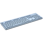 CANYON HKB-W01 bezvadu tastatūra, 2,4 GHz, 104 taustiņi, zila