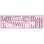 CANYON HKB-W01 bezvadu tastatūra, 2,4 GHz, 104 taustiņi, rozā