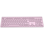 CANYON HKB-W01 bezvadu tastatūra, 2,4 GHz, 104 taustiņi, rozā