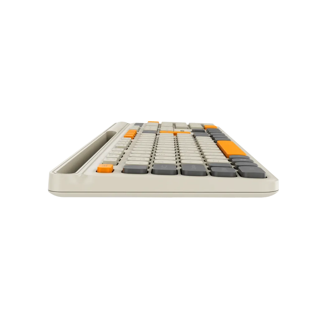 CANYON HKB-W03 bezvadu tastatūra, 2,4 GHz, 105 taustiņi, bēša