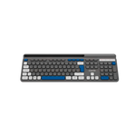 CANYON HKB-W03 bezvadu tastatūra, 2,4 GHz, 105 taustiņi, pelēka