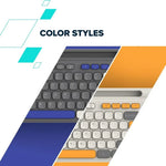 CANYON HKB-W03 bezvadu tastatūra, 2,4 GHz, 105 taustiņi, pelēka