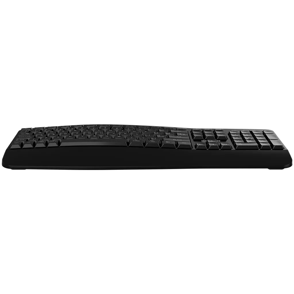 CANYON HKB-W6 bezvadu tastatūra, 2,4 GHz/Bluetooth, 105 taustiņi, melna