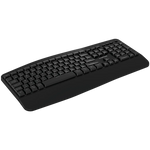 CANYON HKB-W6 bezvadu tastatūra, 2,4 GHz/Bluetooth, 105 taustiņi, melna