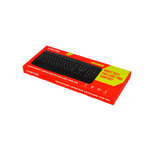 CANYON HKB-W6 bezvadu tastatūra, 2,4 GHz/Bluetooth, 105 taustiņi, melna