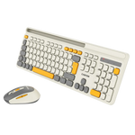 CANYON HSET-W5 bezvadu tastatūras un peles komplekts, 2,4 GHz, bēšs