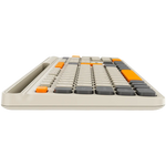CANYON HSET-W5 bezvadu tastatūras un peles komplekts, 2,4 GHz, bēšs