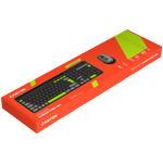 CANYON HSET-W5 bezvadu tastatūras un peles komplekts, 2,4 GHz, melns