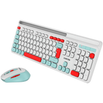 CANYON HSET-W5 bezvadu tastatūras un peles komplekts, 2,4 GHz, balts
