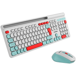 CANYON HSET-W5 bezvadu tastatūras un peles komplekts, 2,4 GHz, balts