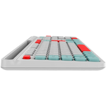 CANYON HSET-W5 bezvadu tastatūras un peles komplekts, 2,4 GHz, balts
