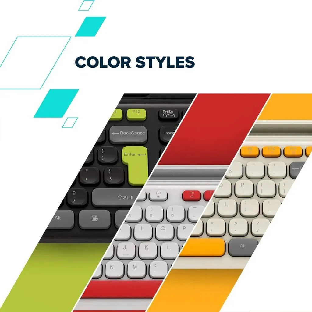 CANYON HSET-W5 bezvadu tastatūras un peles komplekts, 2,4 GHz, balts