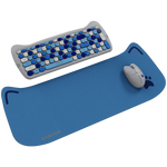 CANYON HSET-W6 Kitty bezvadu tastatūras un peles komplekts, zils