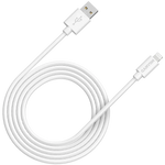 Canyon MFI-12 USB-A–Lightning kabelis, 2 m, 12 W, balts