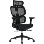 CANYON Ventra MOCH01 ergonomisks spēļu krēsls, līdz 136 kg, melns