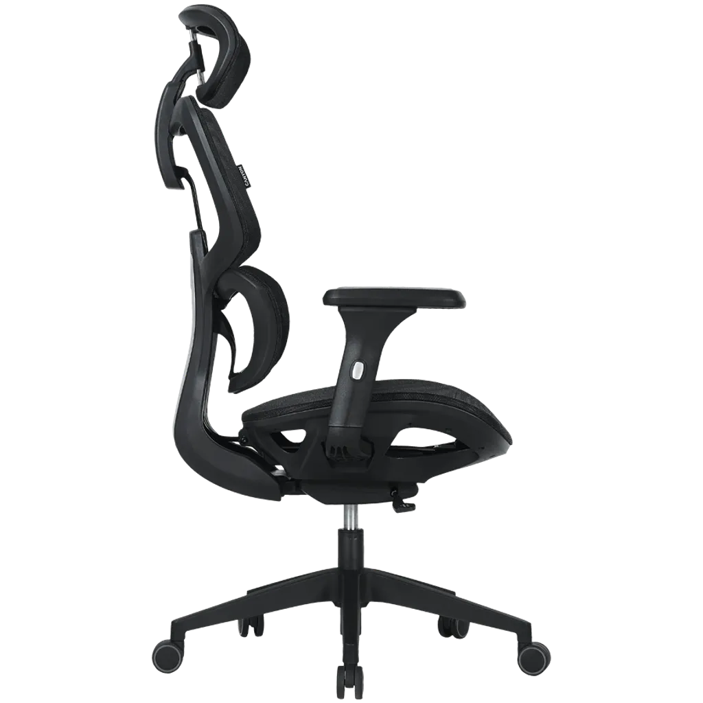 CANYON Ventra MOCH01 ergonomisks spēļu krēsls, līdz 136 kg, melns
