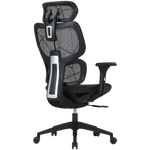 CANYON Ventra MOCH01 ergonomisks spēļu krēsls, līdz 136 kg, melns