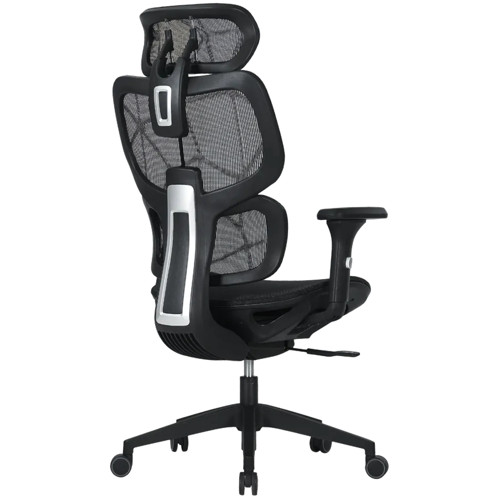 CANYON Ventra MOCH01 ergonomisks spēļu krēsls, līdz 136 kg, melns