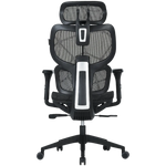 CANYON Ventra MOCH01 ergonomisks spēļu krēsls, līdz 136 kg, melns
