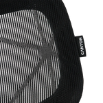 CANYON Ventra MOCH01 ergonomisks spēļu krēsls, līdz 136 kg, melns
