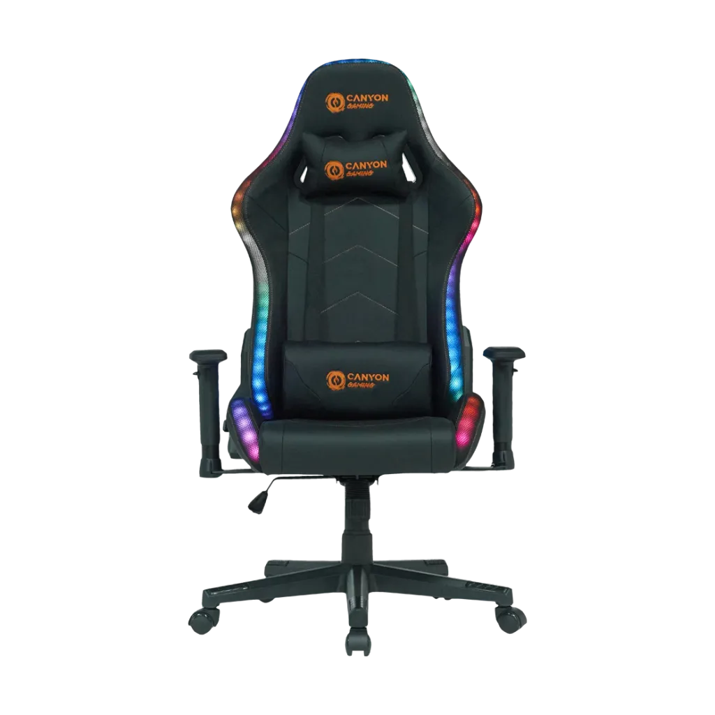 CANYON Irida RGBCH03 RGB spēļu krēsls, līdz 150 kg, melns