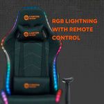 CANYON Irida RGBCH03 RGB spēļu krēsls, līdz 150 kg, melns