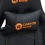 CANYON Irida RGBCH03 RGB spēļu krēsls, līdz 150 kg, melns