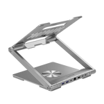 CANYON OnStand 2 klēpjdatora statīvs ar 6in1 USB-C HUB, 100W PD, 4K