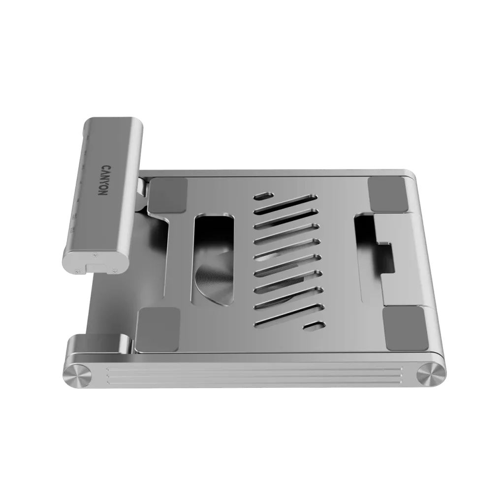 CANYON OnStand 2 klēpjdatora statīvs ar 6in1 USB-C HUB, 100W PD, 4K