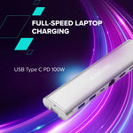 CANYON OnStand 2 klēpjdatora statīvs ar 6in1 USB-C HUB, 100W PD, 4K