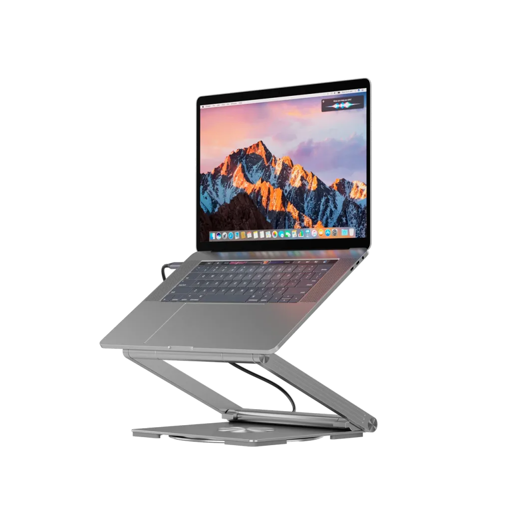 CANYON OnStand 2 klēpjdatora statīvs ar 6in1 USB-C HUB, 100W PD, 4K