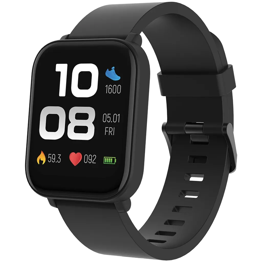 CANYON Easy SW-54 viedpulkstenis 1.7" IPS, IP68, melns