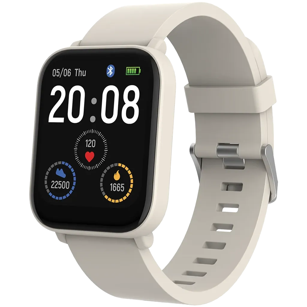 CANYON Easy SW-54 viedpulkstenis 1.7" IPS, IP68, bēšs