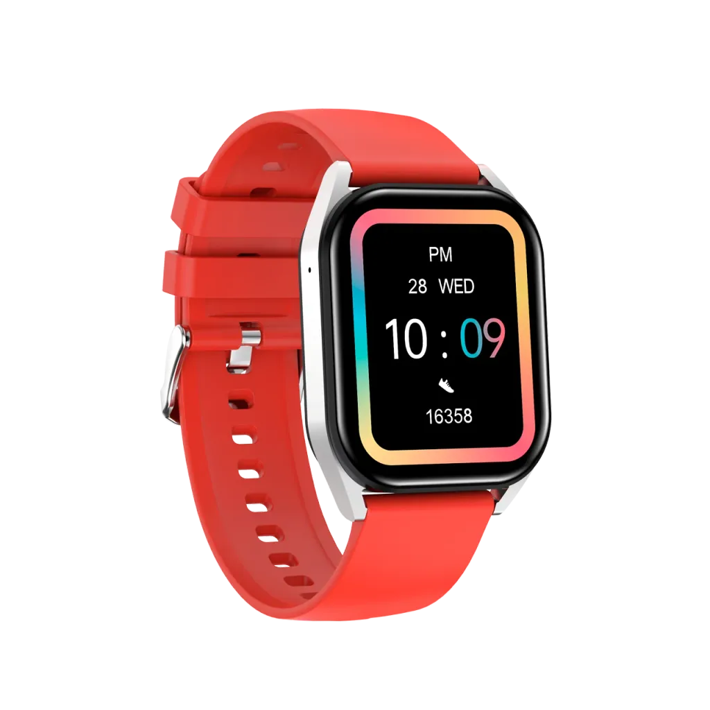 CANYON Chatter SW-58 viedpulkstenis 1.8" IPS, BT zvani, IP67, sarkans