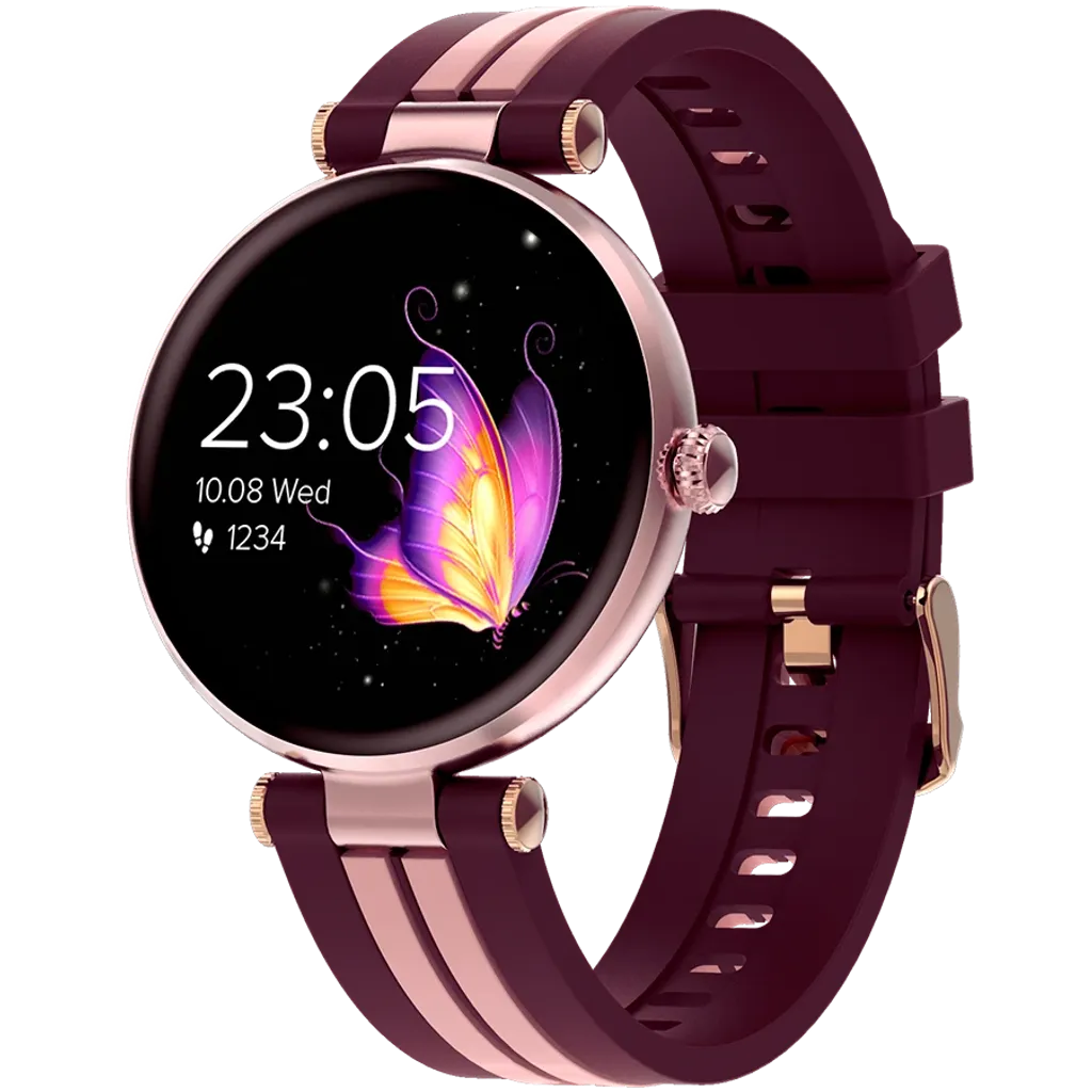 CANYON Semifreddo SW-61 viedpulkstenis 1.19" AMOLED, IP68, rozā zelts