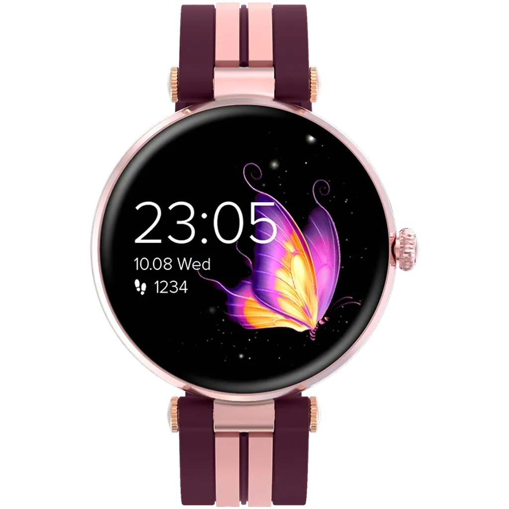 CANYON Semifreddo SW-61 viedpulkstenis 1.19" AMOLED, IP68, rozā zelts