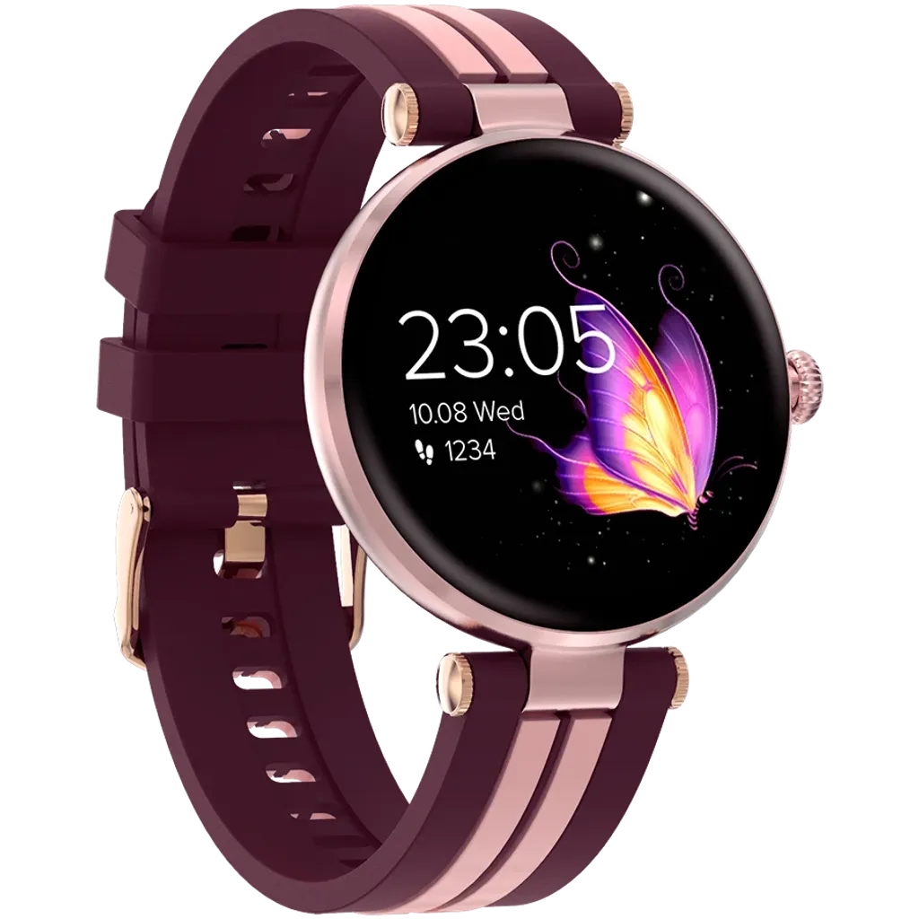 CANYON Semifreddo SW-61 viedpulkstenis 1.19" AMOLED, IP68, rozā zelts