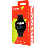 CANYON Lollypop SW-63 viedpulkstenis 1.3" IPS, IP68, melns