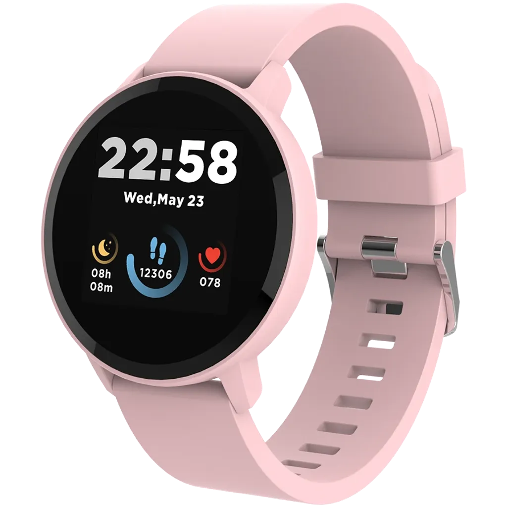 CANYON Lollypop SW-63 viedpulkstenis 1.3" IPS, IP68, rozā