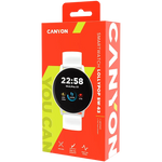 CANYON Lollypop SW-63 viedpulkstenis 1.3" IPS, IP68, sudraba/balts