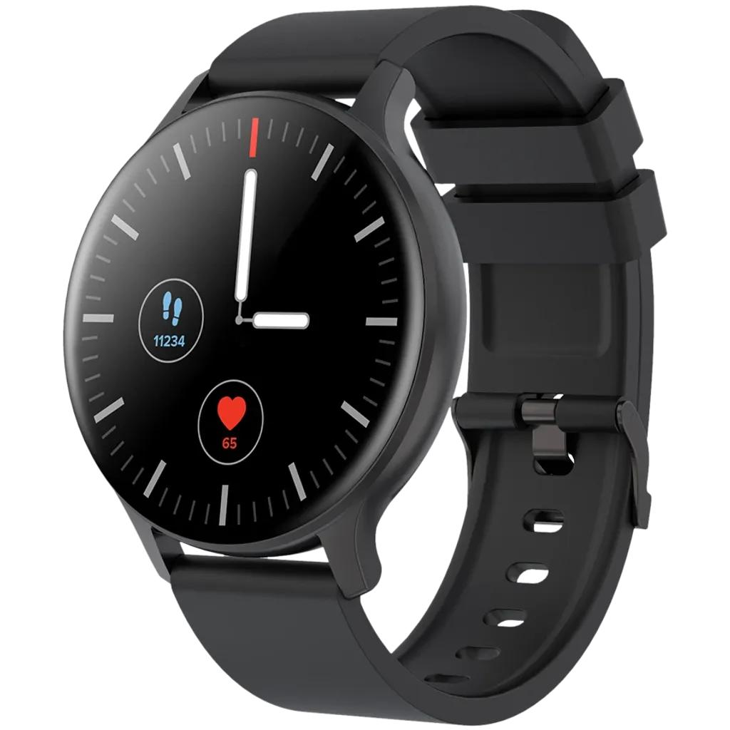 CANYON Badian SW-68 viedpulkstenis 1.28" TFT, IP68, melns