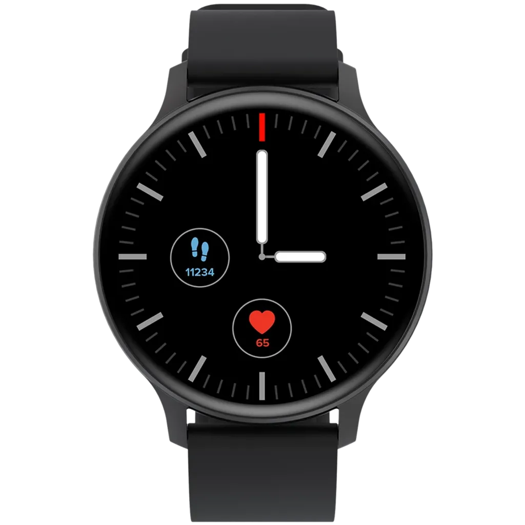 CANYON Badian SW-68 viedpulkstenis 1.28" TFT, IP68, melns