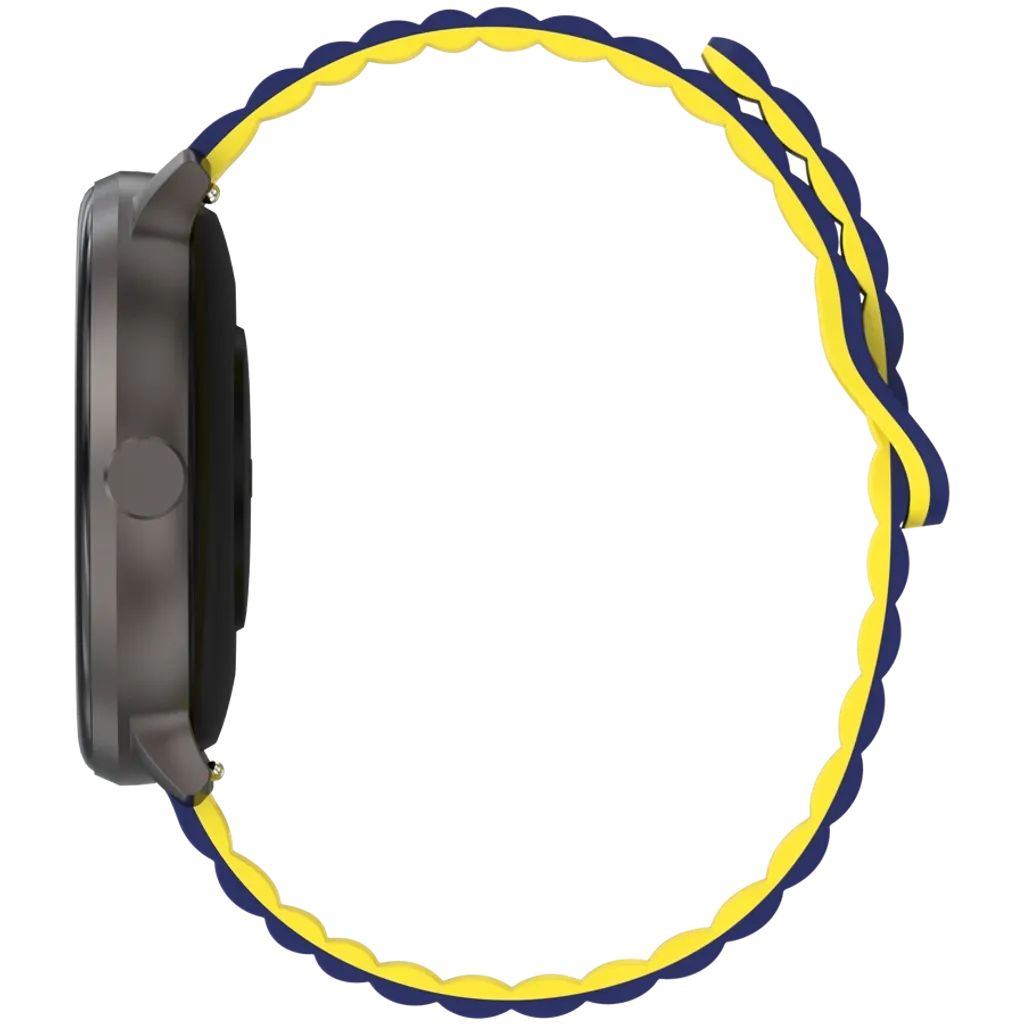 CANYON Jacky SW-69 viedpulkstenis 1.3" LTPS, IP68, zils/dzeltens