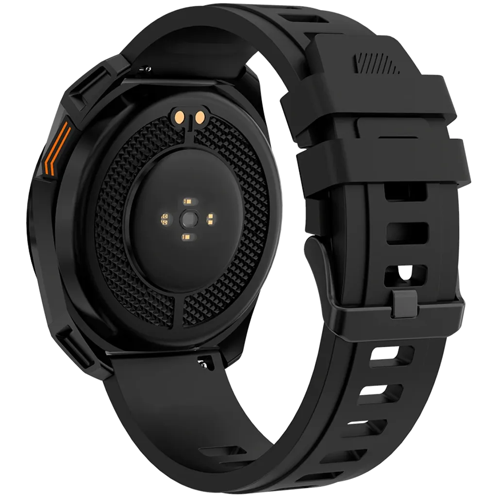 CANYON Maverick SW-83 GPS viedpulkstenis 1.32" IPS, IP68, melns