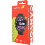 CANYON Maverick SW-83 GPS viedpulkstenis 1.32" IPS, IP68, melns