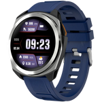 CANYON Maverick SW-83 GPS viedpulkstenis 1.32" IPS, IP68, sudraba/zils
